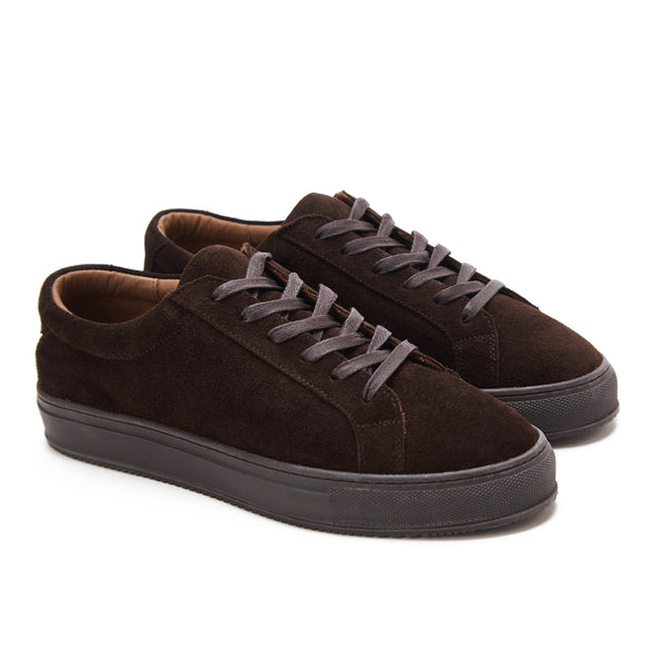 BROWN | Suede calf leather