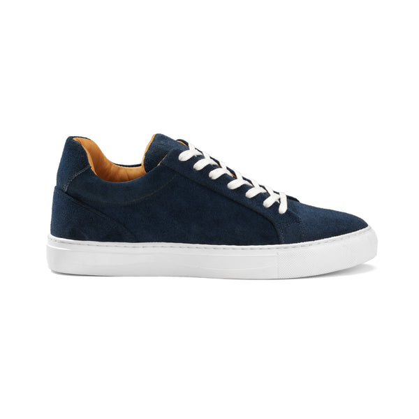 Navy Blue | Suede calf leather