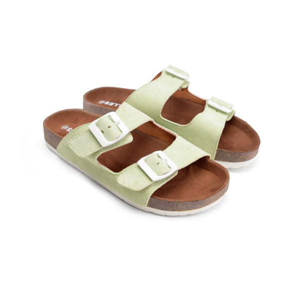 SleekSteps | Simple yet stylish slipper with a comfortable footbed -Mint
